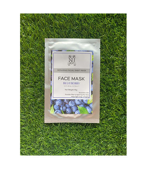 Nadia Hussain Face Mask Blue Berry