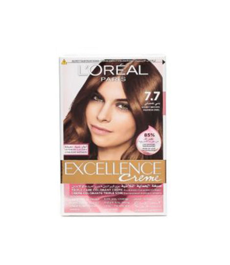 L'Oreal Excellence Creme Hair Color 7, 7 Honey Brown