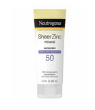 Neutrogena Sheer Zinc Sunscreen Lotion SPF 50 88ML